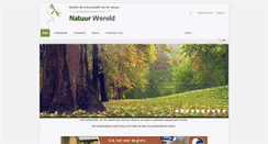 Desktop Screenshot of natuur-wereld.be